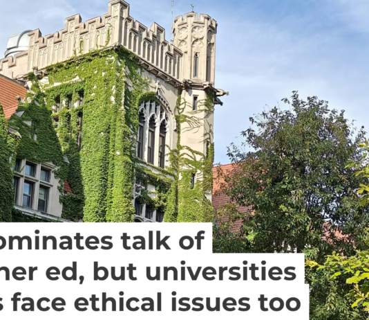 A wider look at ethical questions around generative AI brings in much more than academic integrity. Huaxia Zhou via Getty Images